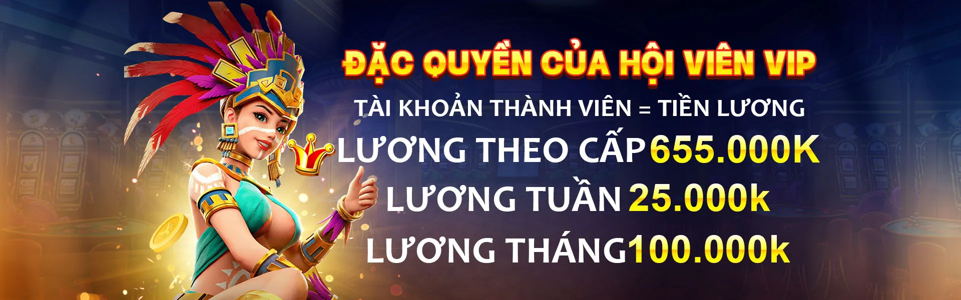 Hình ảnh banner các chương trình khuyến mãi hấp dẫn tại May88 Win