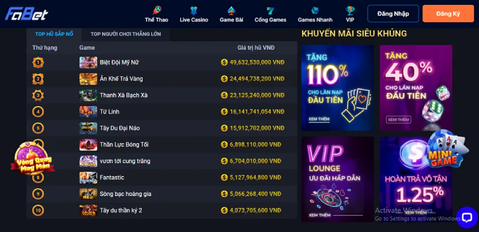Ưu Đãi VIP Độc Quyền may88 win